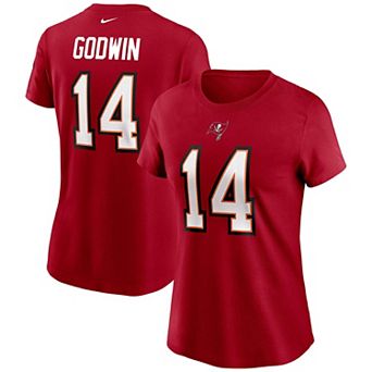 Women's Nike Chris Godwin Red Tampa Bay Buccaneers Name & Number T-Shirt