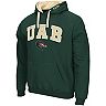 Men's Colosseum Green UAB Blazers Arch & Logo 2.0 Pullover Hoodie