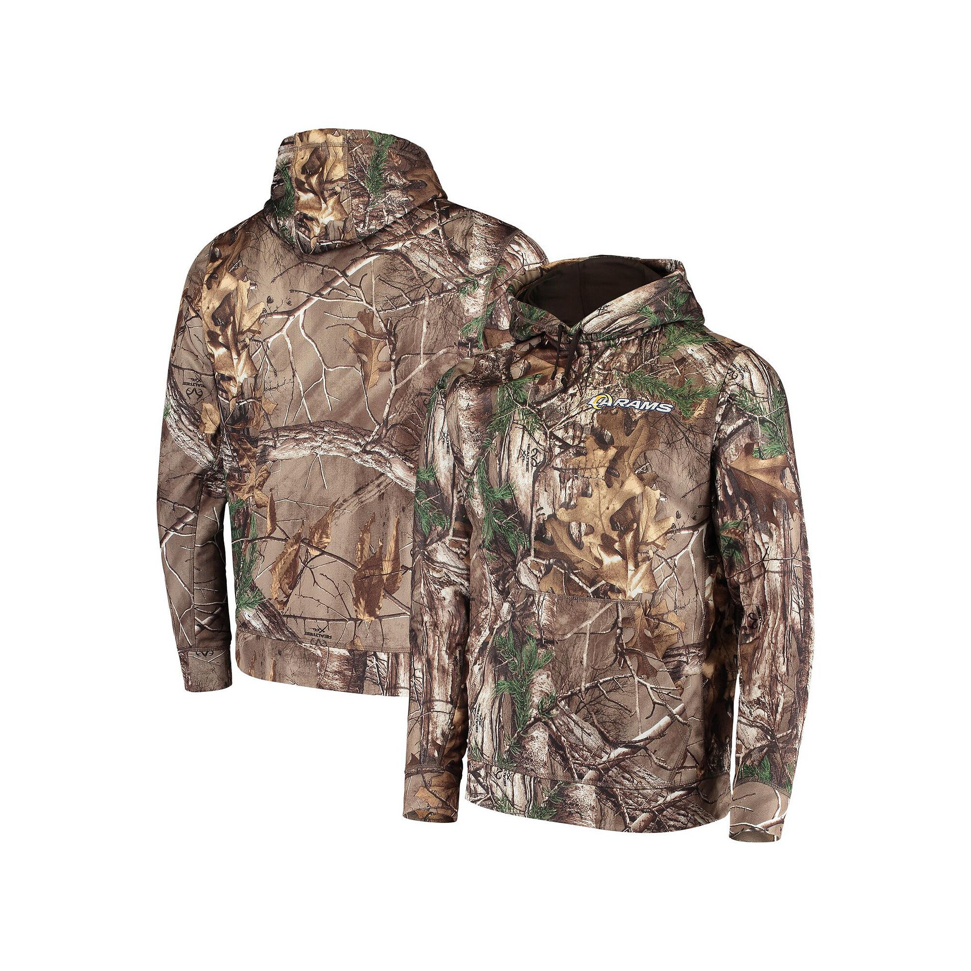 Mens Dunbrooke Realtree Camo Los Angeles Rams Circle Champion Tech Fleece 