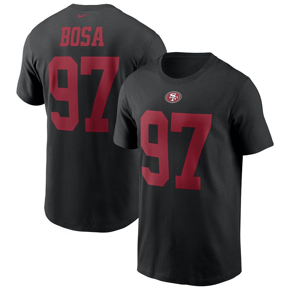 فرش ريل تكنيك Men's Nike Nick Bosa Black San Francisco 49ers Name & Number T-Shirt فرش ريل تكنيك فرش ريل تكنيك Men's Nike Nick Bosa Black San Francisco 49ers Name & Number T-Shirt فرش ريل تكنيك