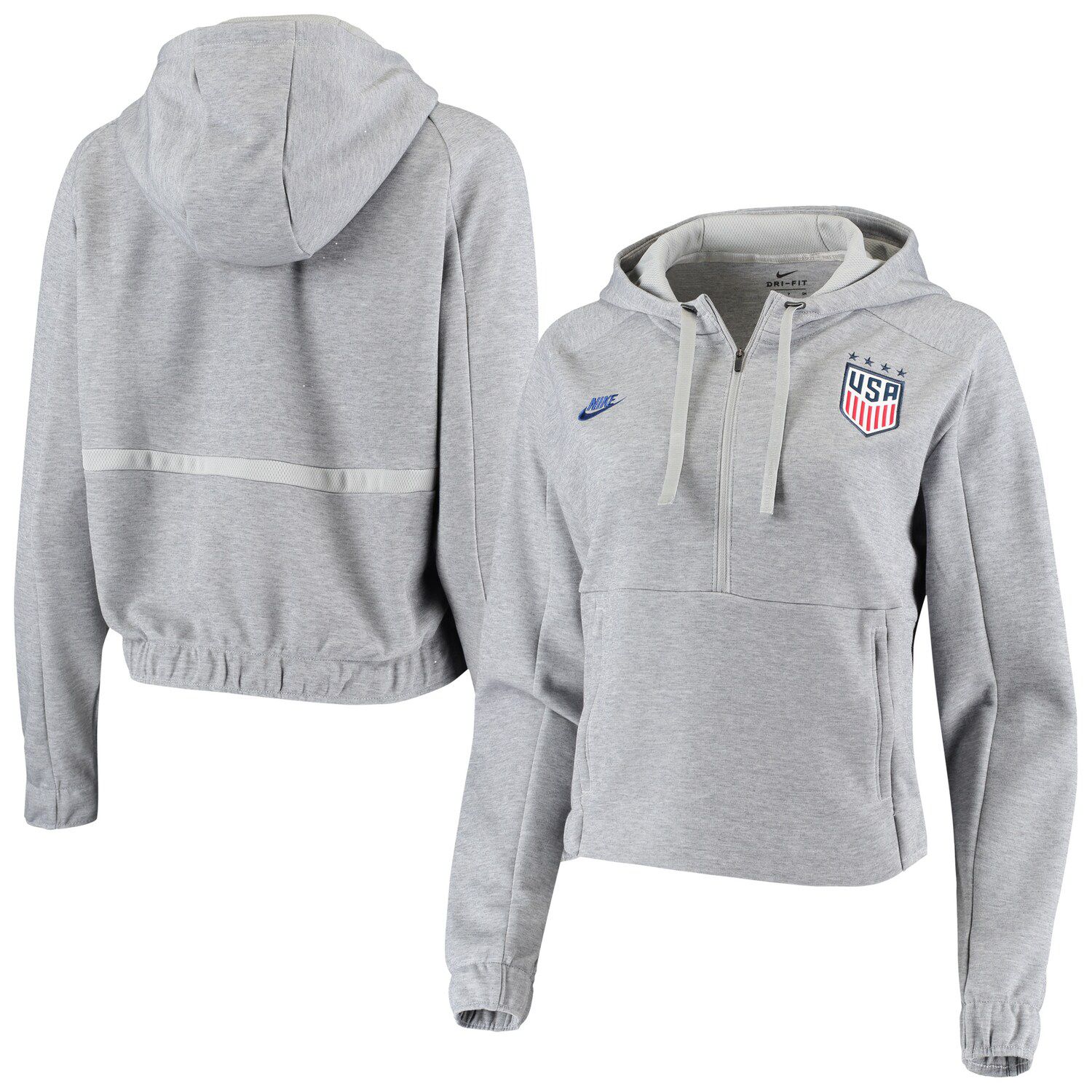 womens nike half zip hoodie