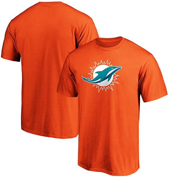 Men's Fanatics Branded Orange Miami Dolphins Primary Logo Team T-Shirt
