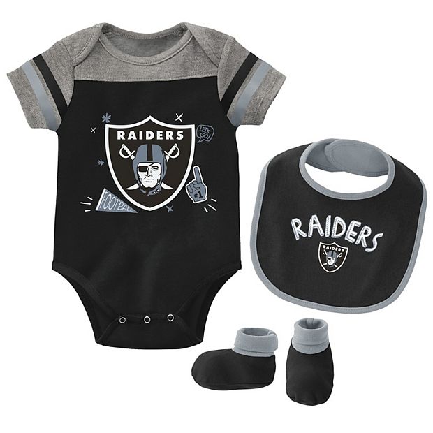 Cutest Raiders Fan Football Bodysuit Outfit for Baby Girl