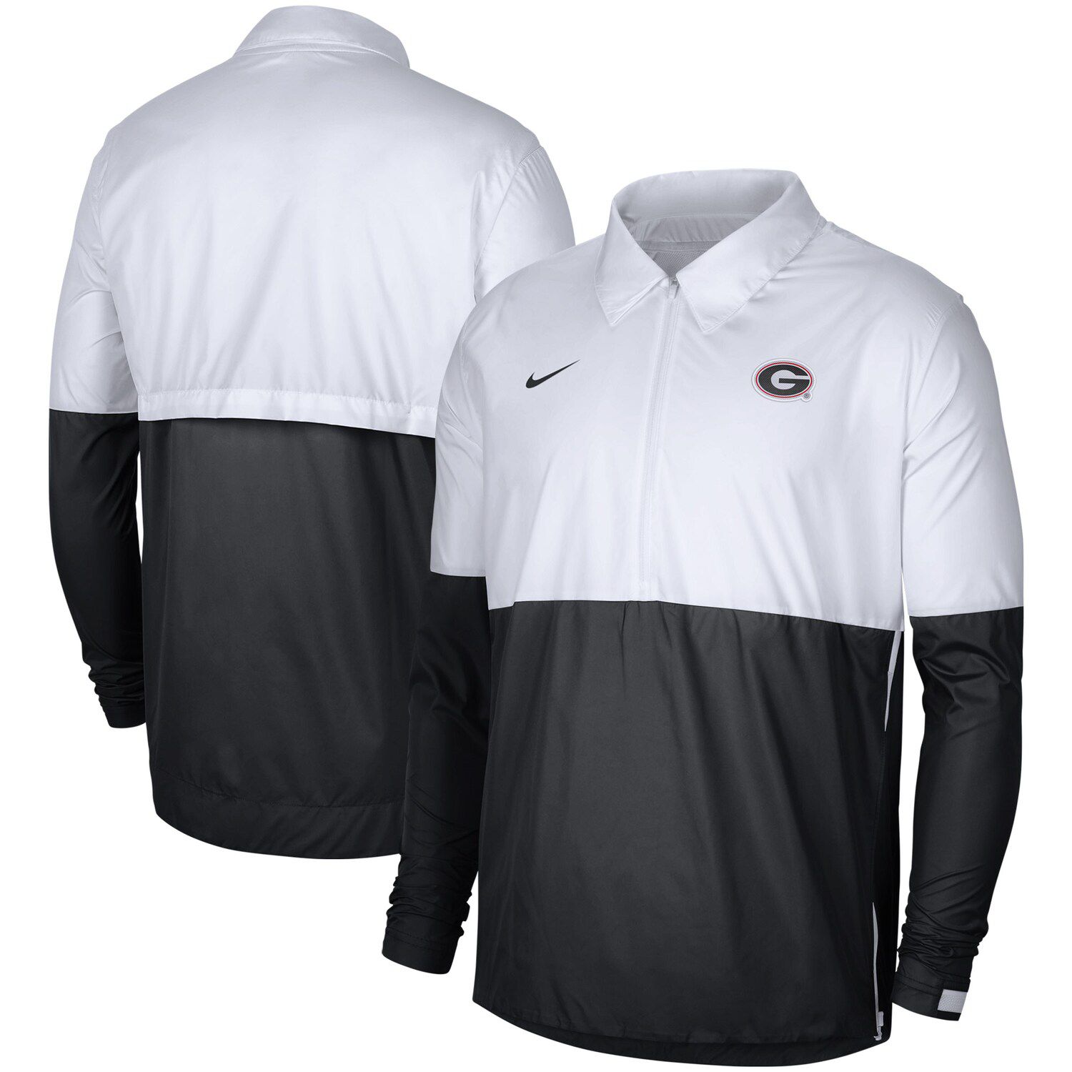 Men's Nike White Georgia Bulldogs Half 