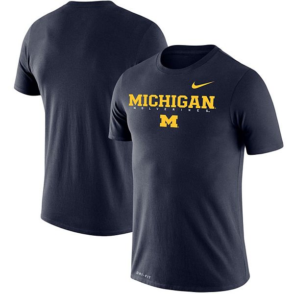 Men's Nike Navy Michigan Wolverines Big & Tall Legend Facility 