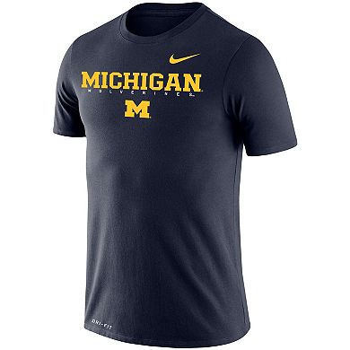 Men's Nike Navy Michigan Wolverines Big & Tall Legend Facility ...