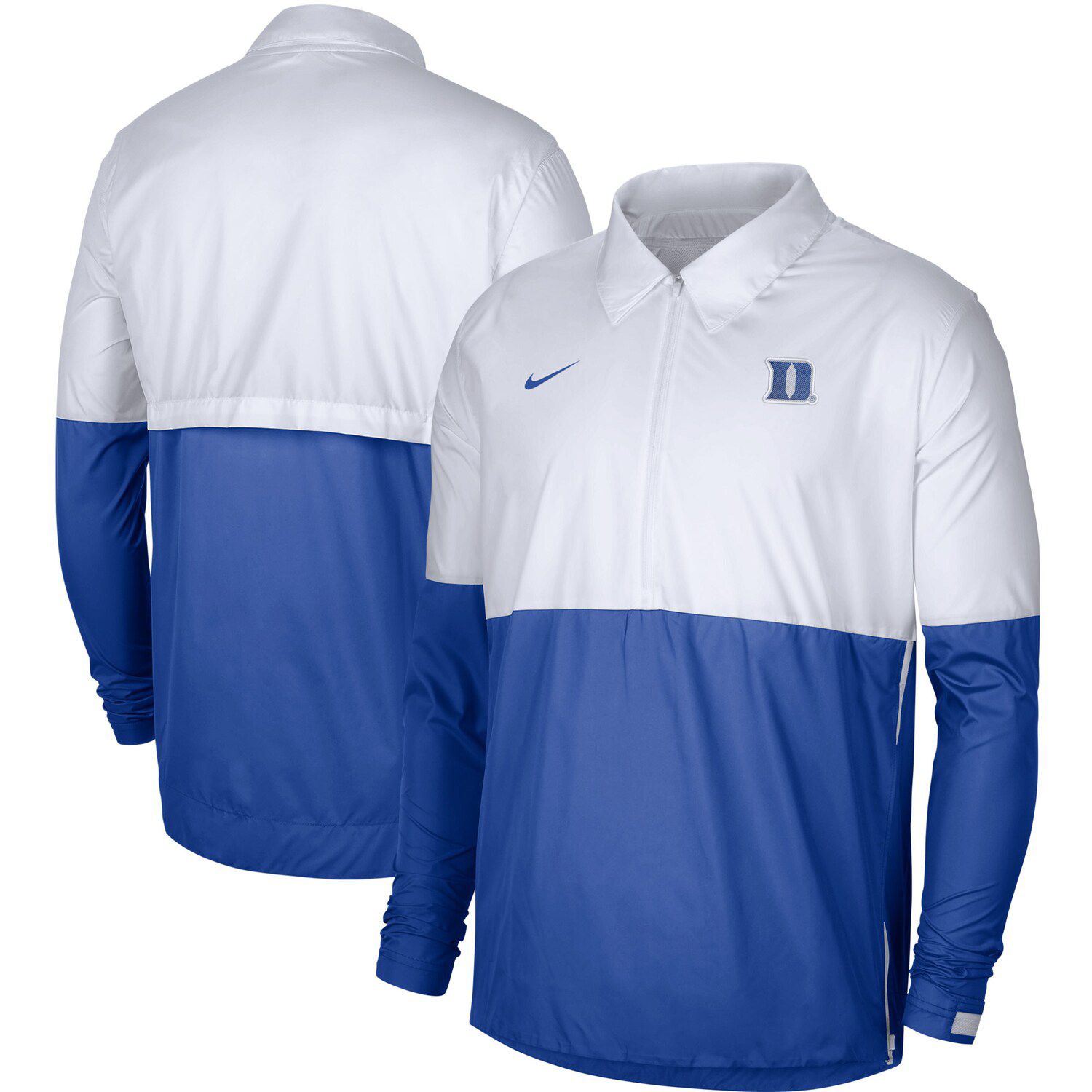 blue half zip nike