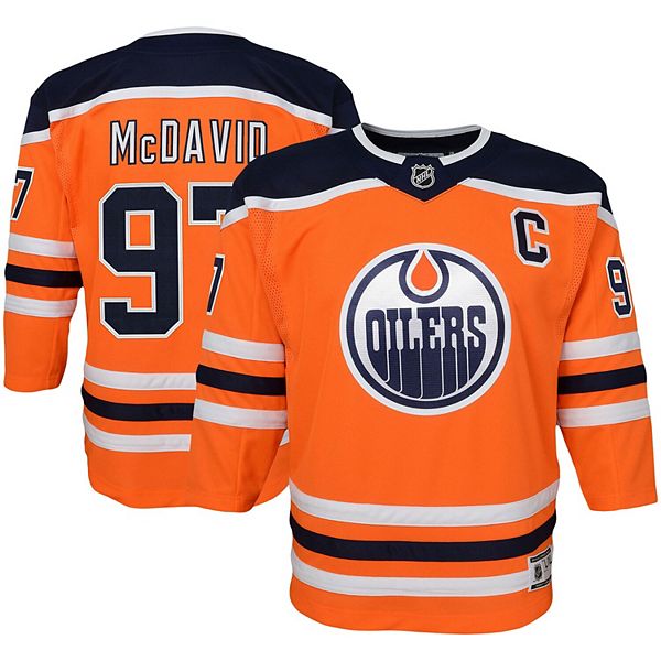 Men's Edmonton Oilers Connor McDavid adidas Orange Home Primegreen  Authentic Pro Player - Jersey