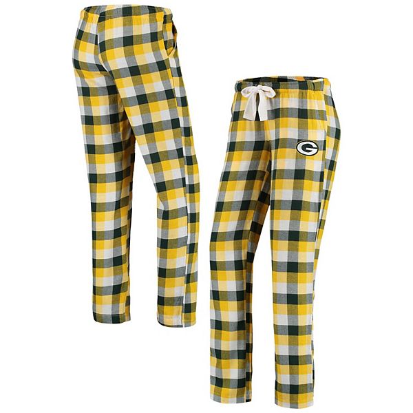 Concepts Sport Men's Green Bay Packers Ultimate Flannel Pants