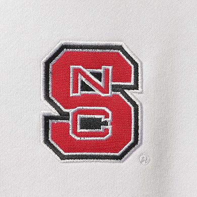 Men's Colosseum White NC State Wolfpack Tortugas Logo Quarter-Zip Jacket