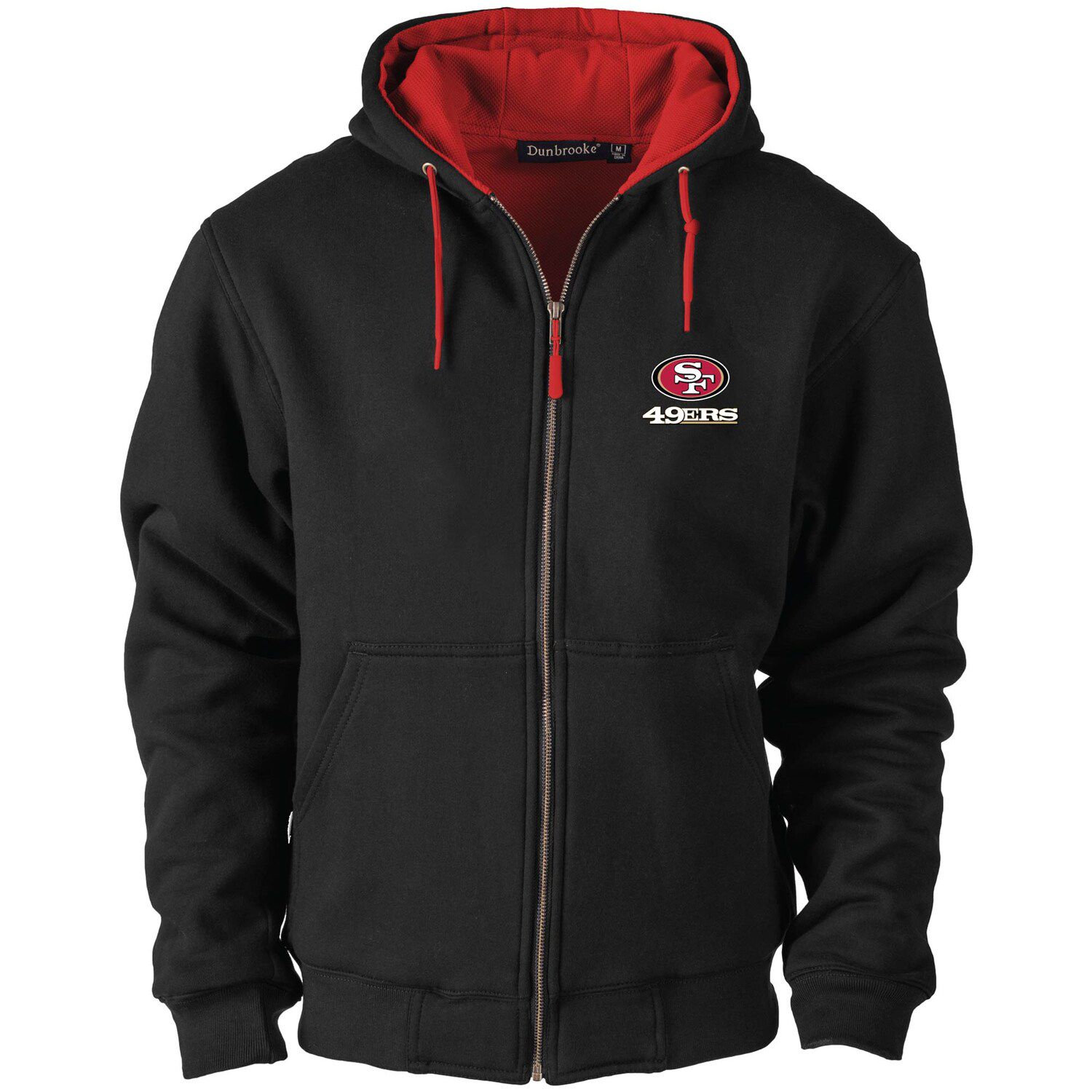 49ers zip hoodie