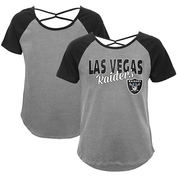 New White Las Vegas Raiders Glitter Jersey for Women Black Silver