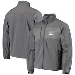 Men's Dunbrooke Graphite Buffalo Bills Circle Sportsman Waterproof Packable  Full-Zip Jacket