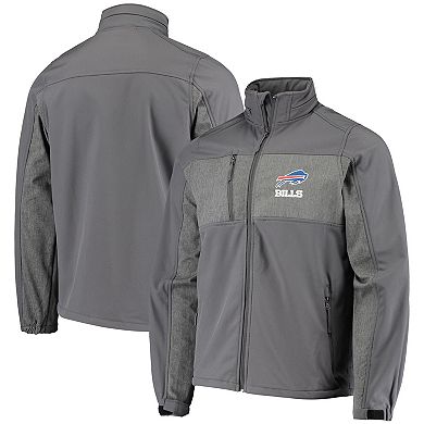 Men's Dunbrooke Graphite Buffalo Bills Circle Zephyr Softshell Full-Zip ...