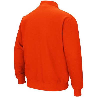 Men's Colosseum Orange Clemson Tigers Tortugas Logo Quarter-Zip Pullover Jacket
