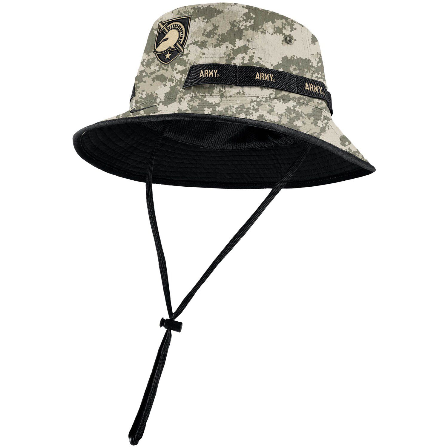 nike men's sportswear branded sideline camo bucket hat