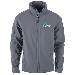 Men's Dunbrooke Blue Detroit Lions Triumph Fleece Full-Zip Jacket 