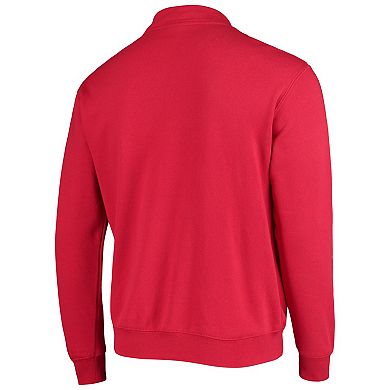 Men's Colosseum Red San Diego State Aztecs Tortugas Logo Quarter-Zip Jacket