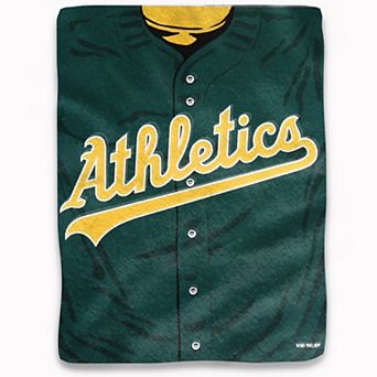 The Northwest Oakland Athletics 50'' x 60'' Jersey Silk Touch Throw Plush Blanket