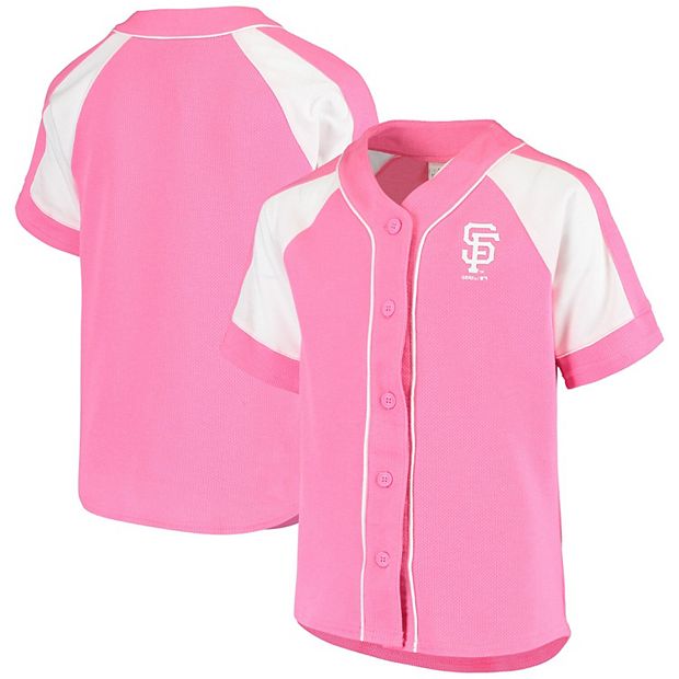 Youth Pink San Francisco Giants Team Spirit Fashion Jersey