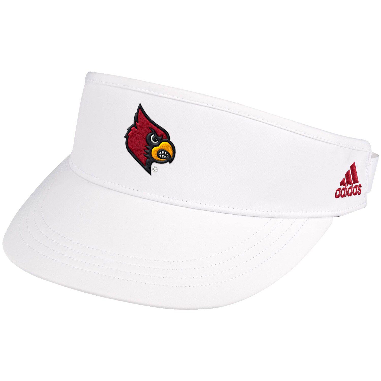 Men's adidas Black/Red Louisville Cardinals Color Fade Snapback Hat