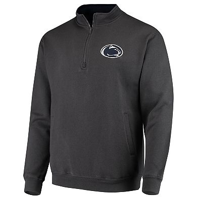Men's Colosseum Charcoal Penn State Nittany Lions Tortugas Logo Quarter-Zip Jacket