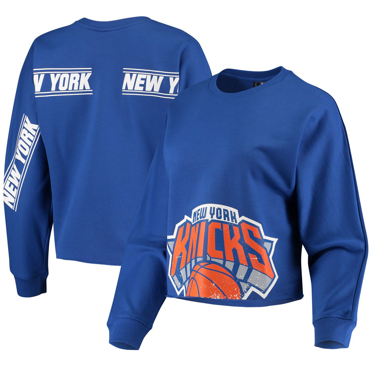 knicks cropped hoodie