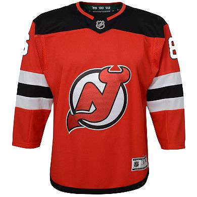 Youth Jack Hughes Red New Jersey Devils Home Premier Player Jersey