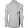 Men's Levelwear Gray Chicago Cubs Orion Historic Logo Raglan Quarter-Zip Jacket