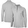 Men's Levelwear Gray Chicago Cubs Orion Historic Logo Raglan Quarter-Zip Jacket