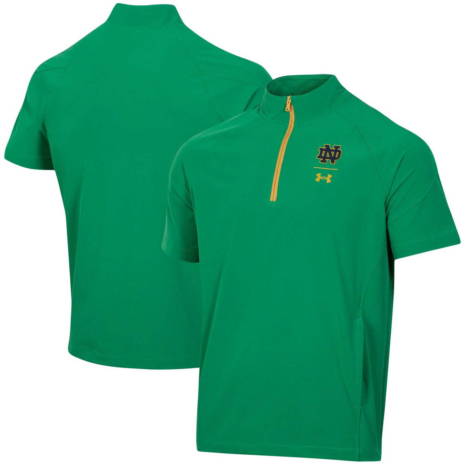 under armour short sleeve quarter zip