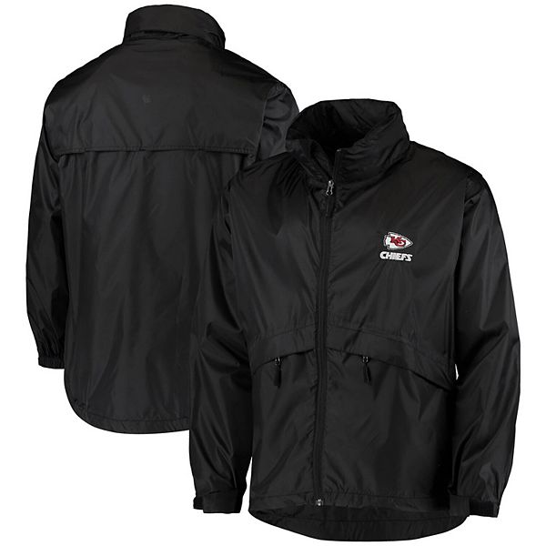 Men's Dunbrooke Black Kansas City Chiefs Circle Sportsman Waterproof  Packable Full-Zip Jacket