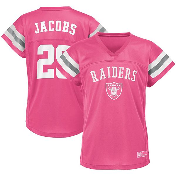 pink raiders jersey