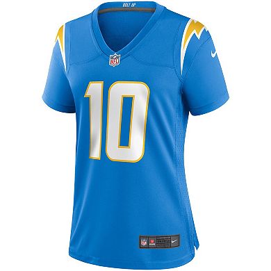 Women's Nike Justin Herbert Powder Blue Los Angeles Chargers Game Jersey