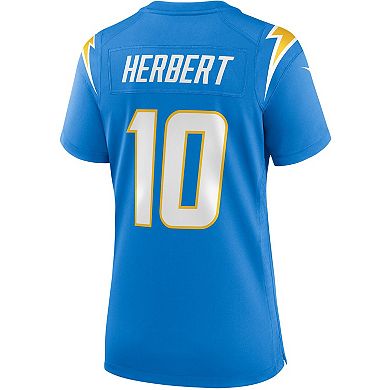 Women's Nike Justin Herbert Powder Blue Los Angeles Chargers Game Jersey