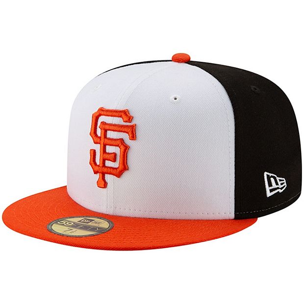 Men's New Era White San Francisco Giants Spin 59FIFTY Fitted Hat