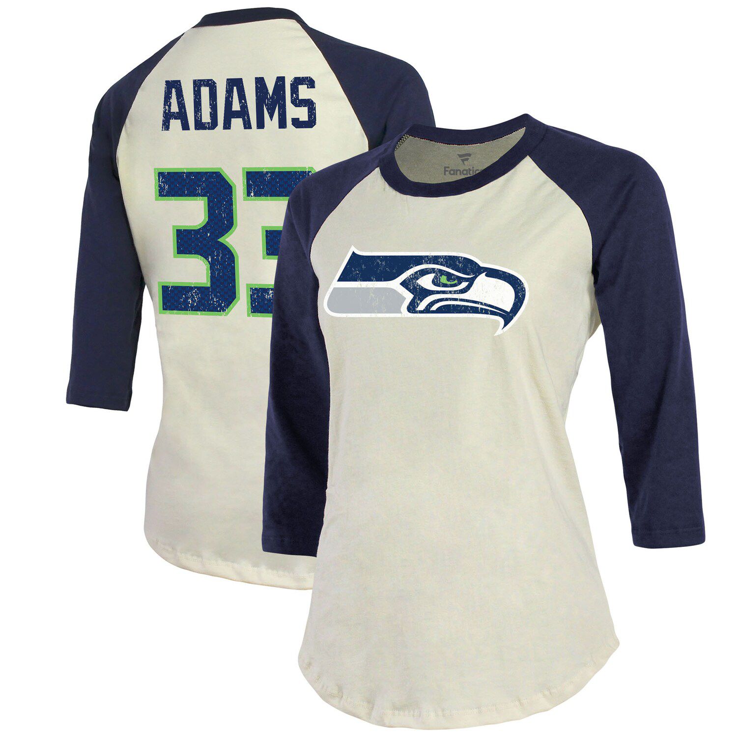 Fanatics Women's Branded Navy, Neon Green Seattle Seahawks First