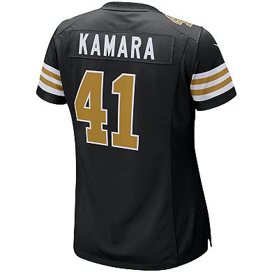 Women's Nike Alvin Kamara Black New Orleans Saints Player Jersey