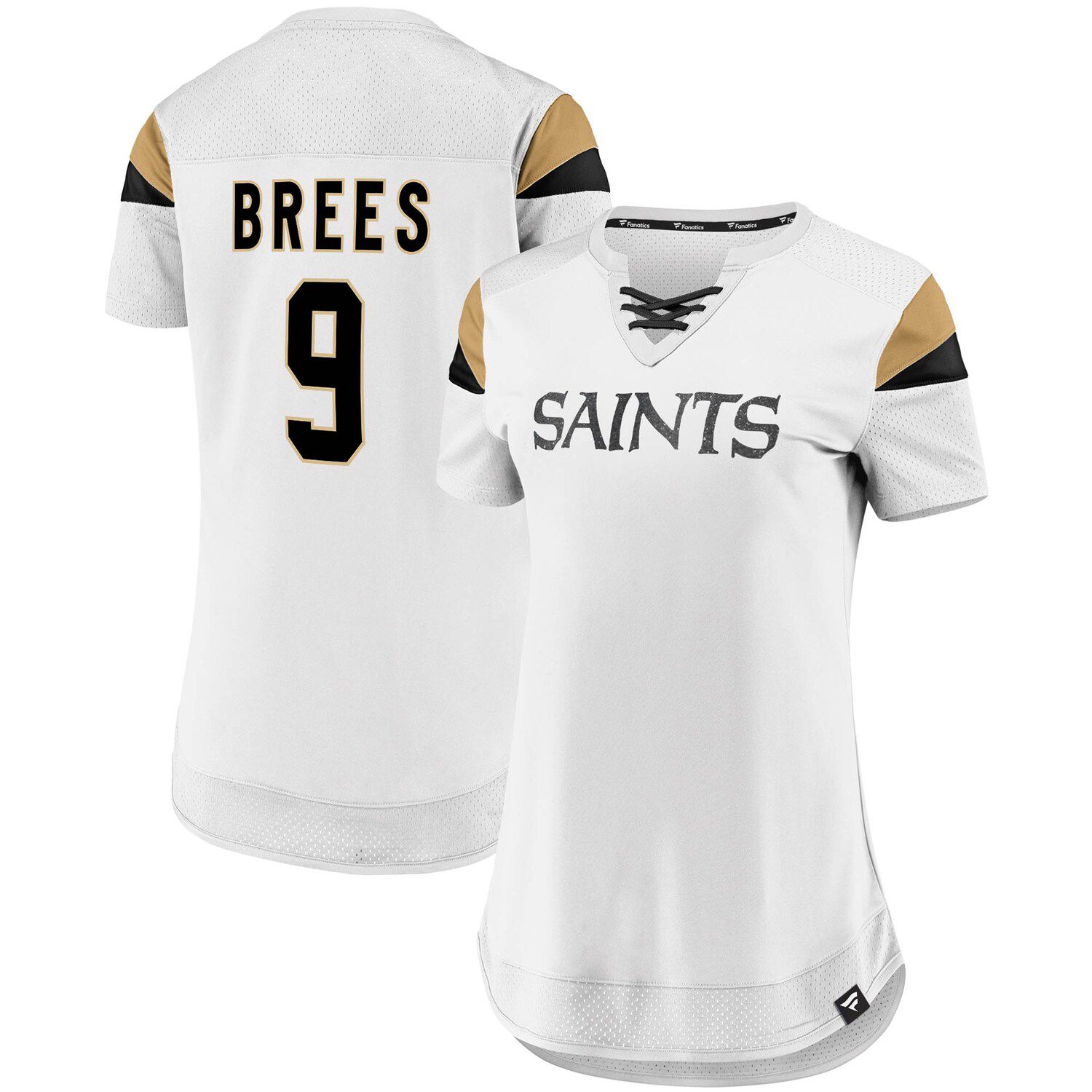 Outerstuff Youth Drew Brees Black New Orleans Saints Mainliner Name & Number T-Shirt