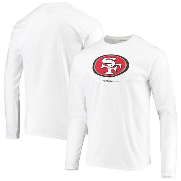 San Francisco 49ers Cutter & Buck Advantage Long Sleeve Polo - White