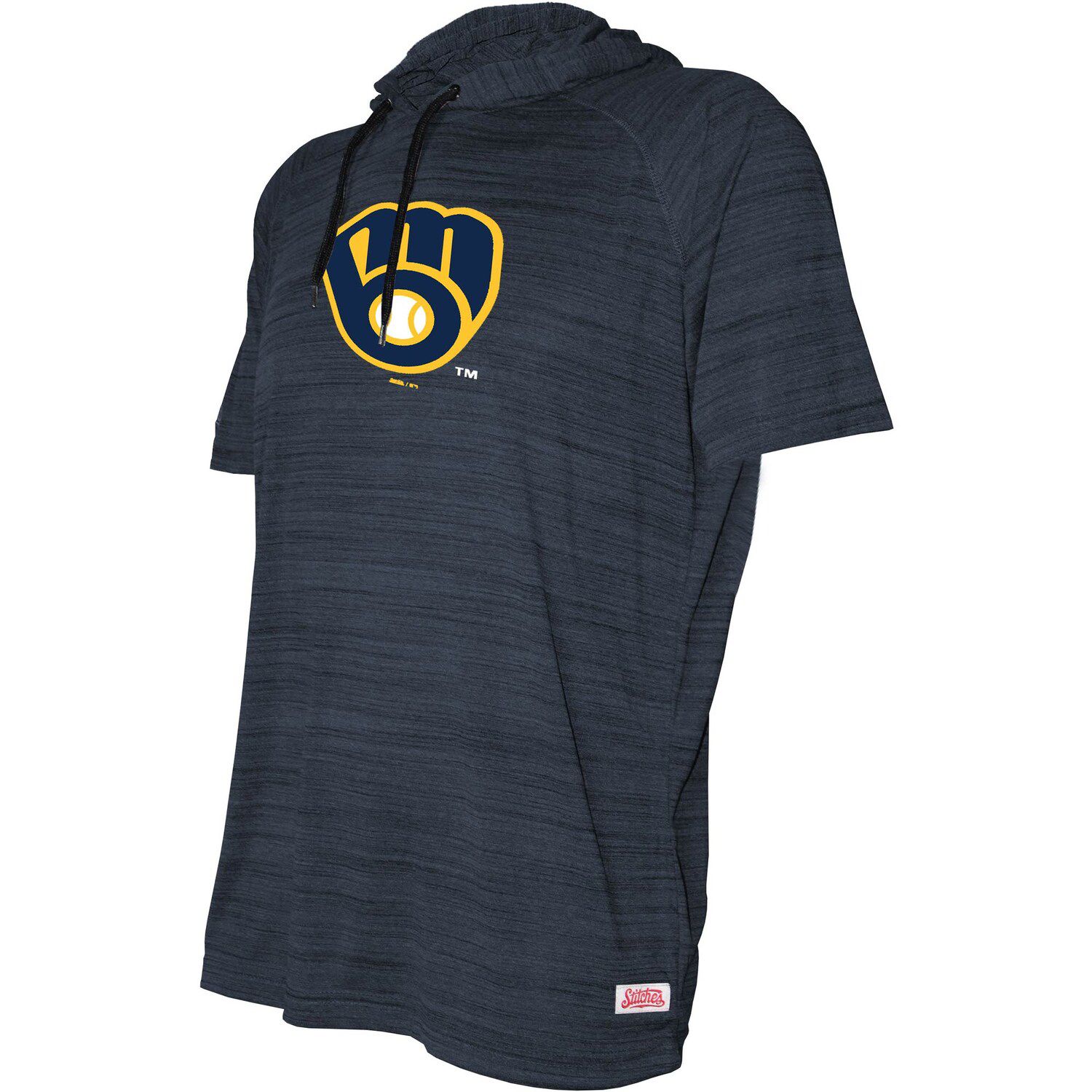 brewers short sleeve hoodie