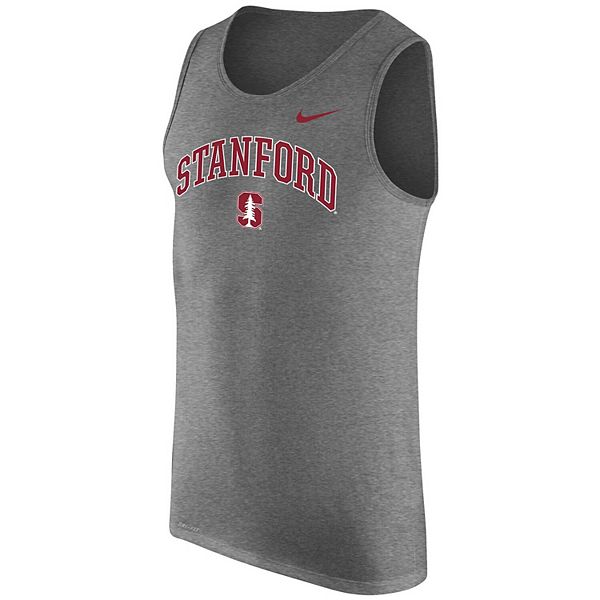 Men's Nike Heathered Gray Stanford Cardinal Team Arch T-Shirt