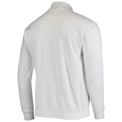 Men's Colosseum White Colorado Buffaloes Tortugas Logo Quarter-Zip Jacket