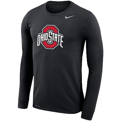 Men's Nike Black Ohio State Buckeyes Big & Tall Primary Logo Legend ...