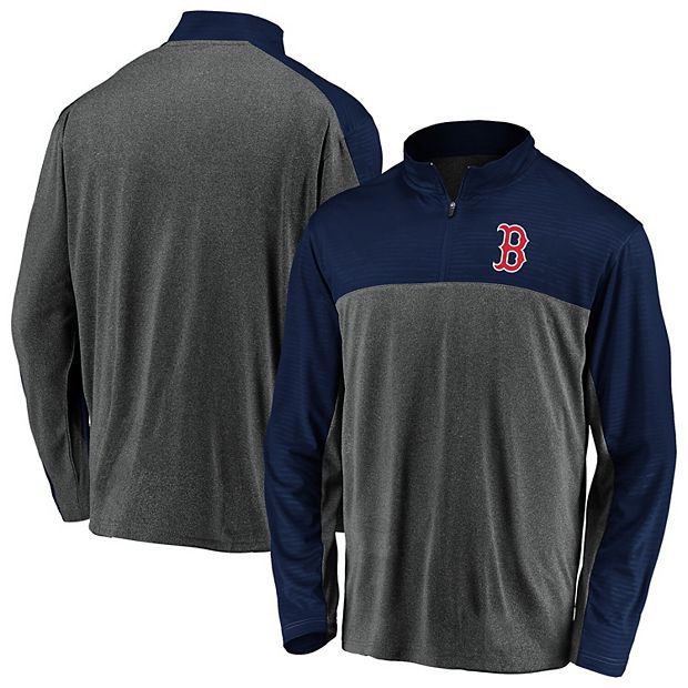 Men's Fanatics Branded Navy/Charcoal Boston Red Sox Raglan T-Shirt & Shorts  Set