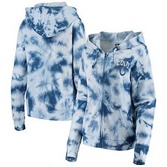 Indianapolis Colts New Era Women's Playmaker Fleece Full-Zip Hoodie - Royal