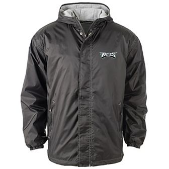 Men's Dunbrooke Black Philadelphia Eagles Logo Legacy Stadium Full-Zip Jacket