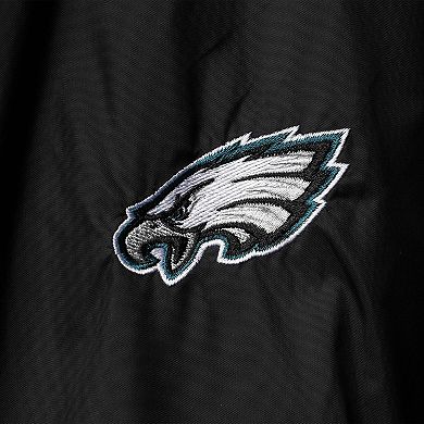 Men's Dunbrooke Black Philadelphia Eagles Logo Legacy Stadium Full-Zip Jacket