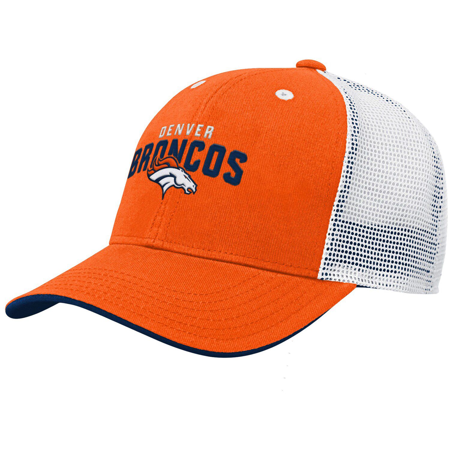 Men's New Era Orange Denver Broncos City Cluster 59FIFTY Fitted Hat