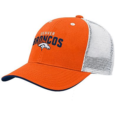 Youth Orange Denver Broncos Core Lockup Snapback Hat